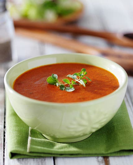 Sopa de jitomate asado