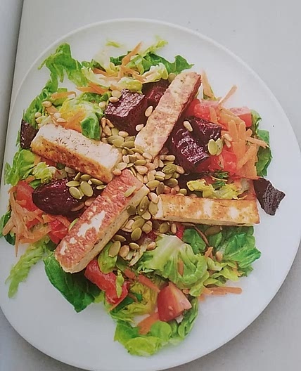 Beetroot & Haloumi Salad