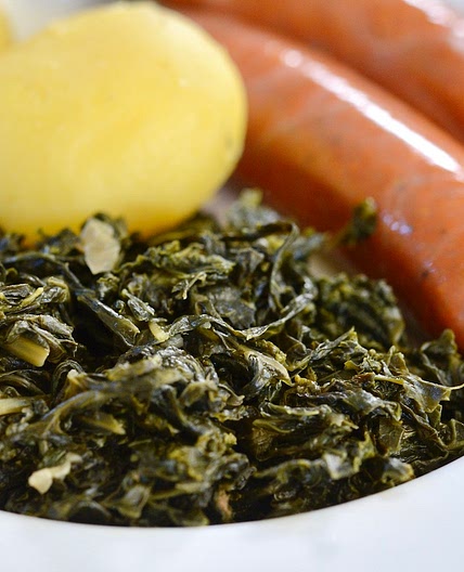 Braised Kale German-Style