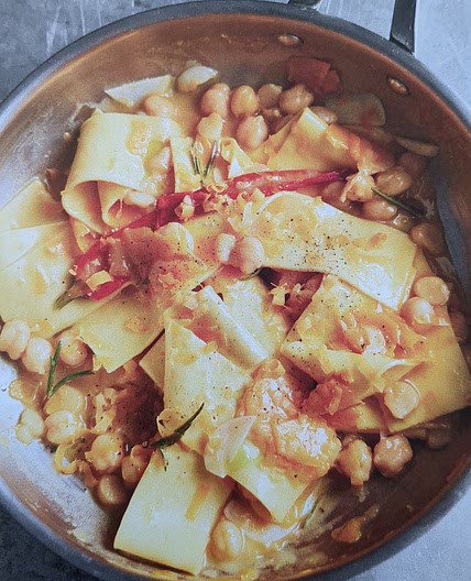 Squash & Chickpea Pasta (Jamie, One)