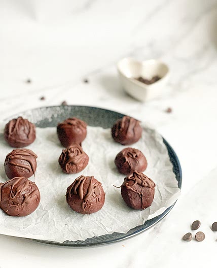 30 calorie brownie batter truffles