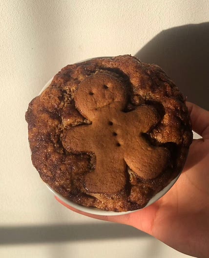 Gingerbread baked oats