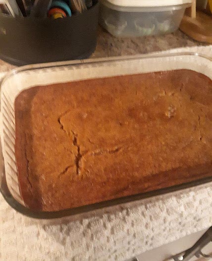 Persimmon Pudding 350. 1 hour