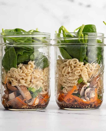 Meal Prep Noodle Soup Jars