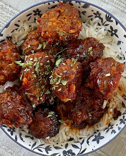 (Freezer Meals) Smoky BBQ Meatballs
