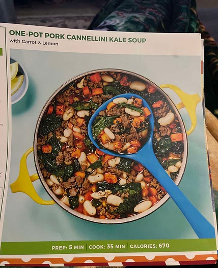 One-Pot Pork Canellini Kale Soup