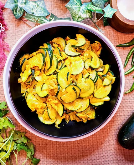 Zucchini Egg Stir Fry