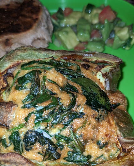 Spinach Stuffed Bell Pepper