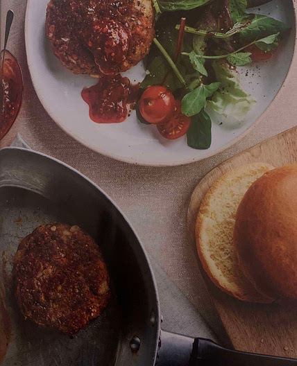 Red Lentil Burgers 