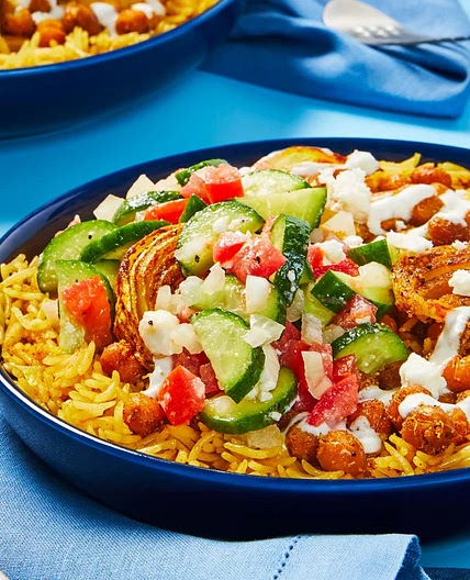 Spiced Chickpea Basmati Bowls