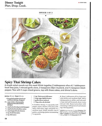 Spicy Thai Shrimp Cakes