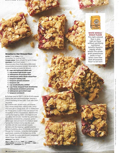 Strawberry-Oat Streusel Bars