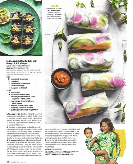 Watermelon Radish and Avocado Summer Rolls