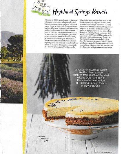 Lavender Cheesecake
