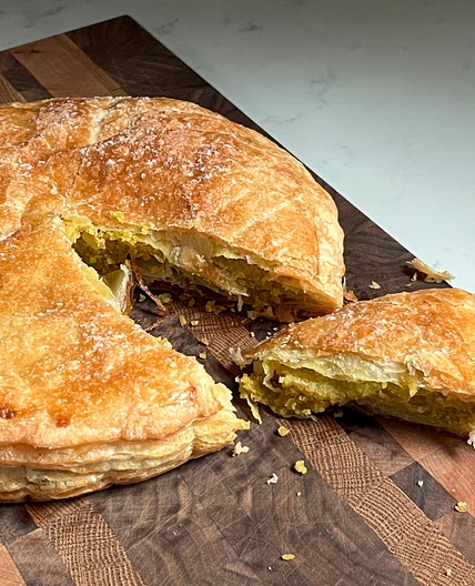 Pistachio Galette Des Rois (King's Cake)