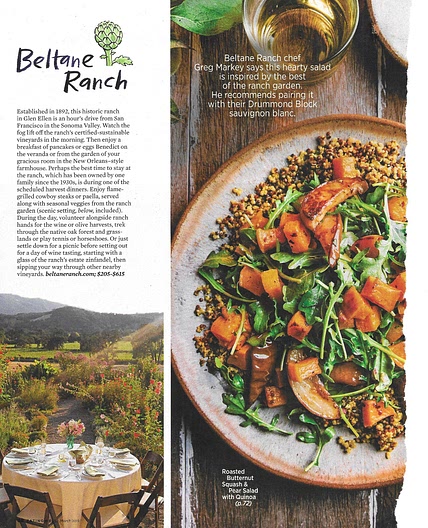 Roasted Butternut Squash & Pear Salad with Quinoa