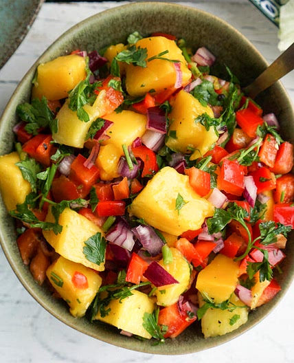 A Simple & Delicious Chilli Mango Salad
