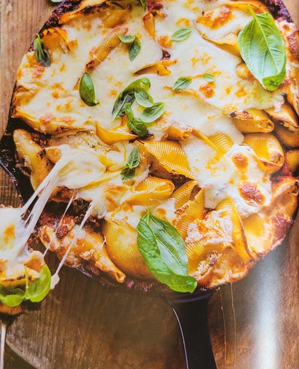 Spinach and Three-Cheese Stuffed Shells