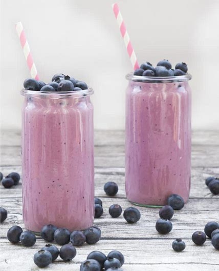 Peach Blueberry Smoothie