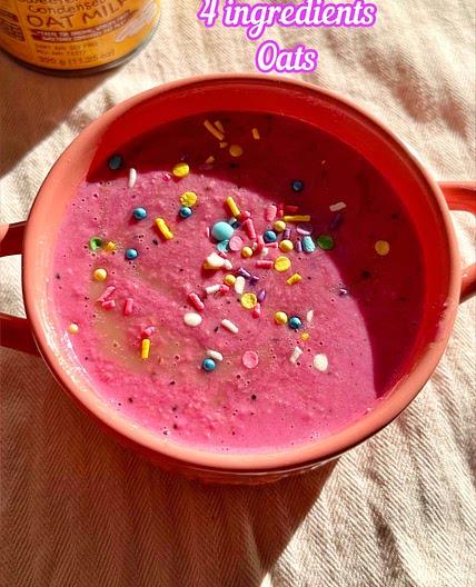 4 Ingredients Unicorn Oats 