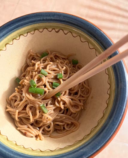 Spicy Noodles with Soy Sauce