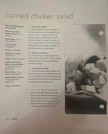 Curry Chicken Apple Salad