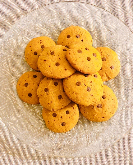 Galletas de maní y chispas de chocolate
