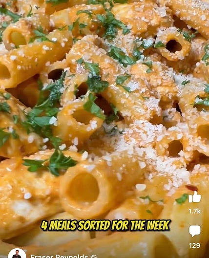 Chicken and chorizo pasta 