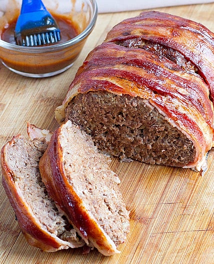 Bacon-Wrapped Meatloaf