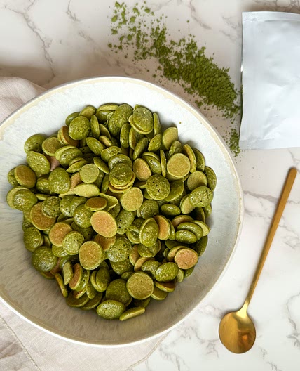 Mini Matcha Pancakes