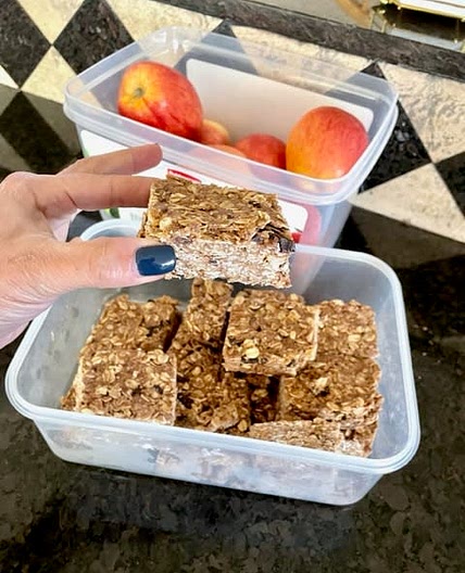 Family Friendly Oatmeal Protein Bars