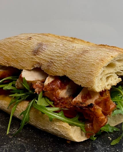 Chicken mozzarella sandwich