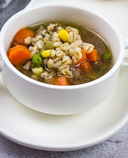 Homemade Beef & Barley Soup