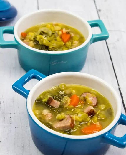 Split Pea, Ham & Sausage Soup