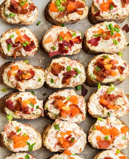Cream Cheese Bruschetta Bread