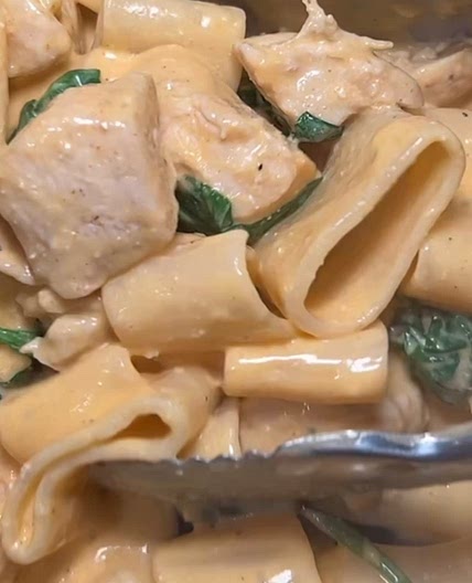 Buffalo Chicken Alfredo Pasta 