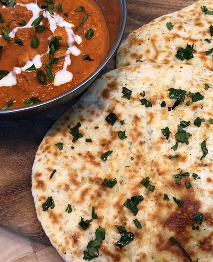 150cal Mozzarella & garlic naan