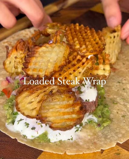Loaded Steak Wrap