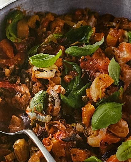 winter vegetable caponata 