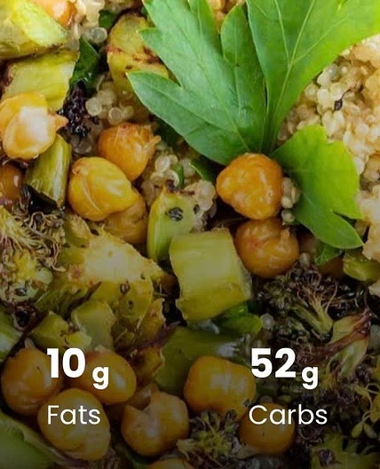 Chickpeas, Quinoa and Mixed Vegetables (Df, Gf, Vf)
