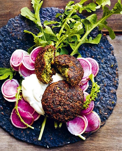 Oven Baked Super Green Falafels | Donna Hay