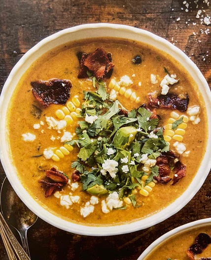 Chipotle Cheddar Corn Chowder