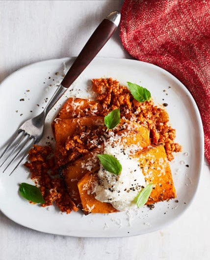 Butternut Squash Open Lasagne