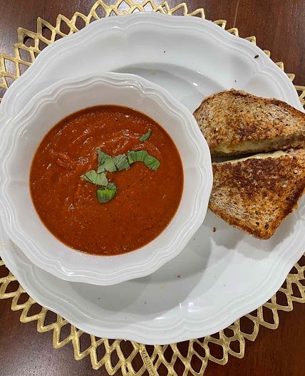 Roasted Tomato Red Pepper Soup