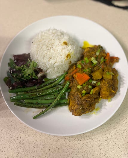 Jamaican Style Curry Chicken