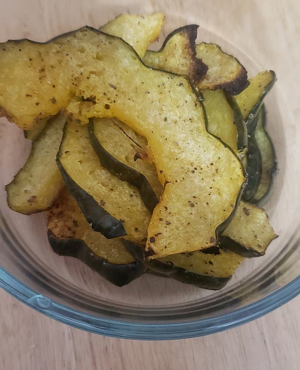 Roasted Acorn Squash Slices
