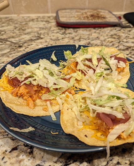 Ssamjang Chicken Tacos