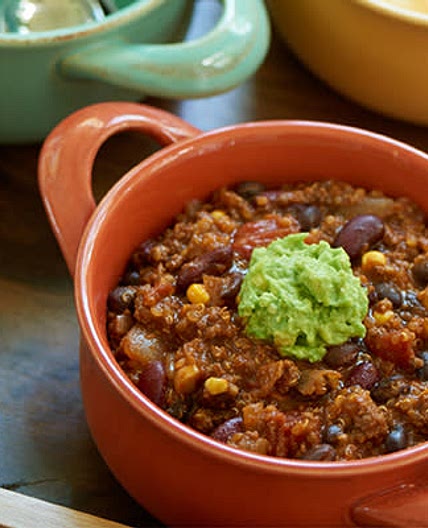 Red bean and beef chili