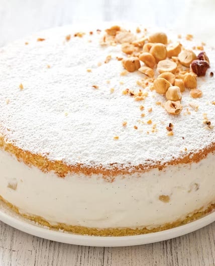 Torta ricotta e pere