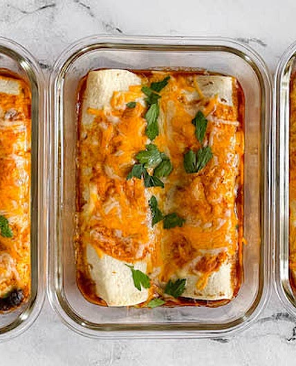 WWL - Black Bean and Spinach Enchiladas